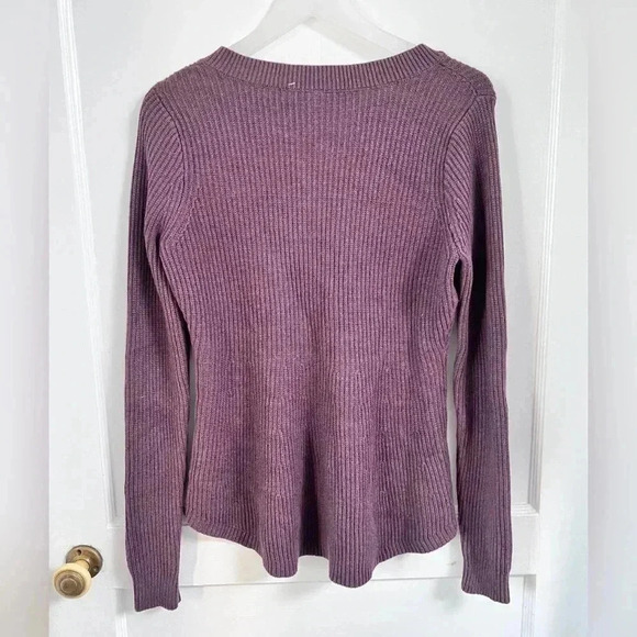 Margaret O’Leary Purple Button Up Cardigan - Picture 4 of 4